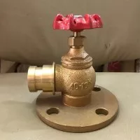 hydrant valve with flange 1.5" with machino coupling