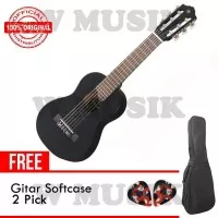 Yamaha Gitar Mini GL-1 GL1 Guitalele GL1BL - Hitam + Softcase & 2 Pick