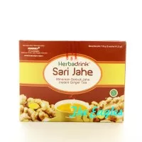 Minuman serbuk Sari Jahe Herbadrink instant ginger tea 110gr 5 sachet