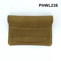 dompet kartu model selip slim wallet simpel minimalis olive PHWL238