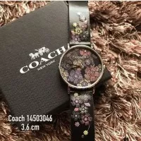 Coach Black Flower Watch