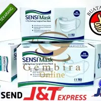 Masker Wajah/Mulut Sensi Mask 3 Ply (1 Box Isi 50 Pcs) Masker Sensi