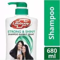 Lifebuoy strong & shiny 680ml 680 pump shampoo shampo lifeboy lifebouy