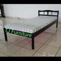 Single Bed Kayu/Tempat tidur kayu./Ranjang kayu uk 90x200cm murah