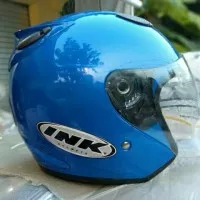 HELM INK CENTRO BASICC - BIRU TUA METALICK