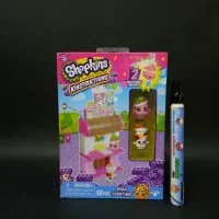 Mainan Anak Shopkins Kinstruction Soda Fountain Pink Original