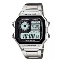 CASIO STANDARD MALE AE-1200WHD-1AV / AE1200WHD ORIGINAL & BERGARANSI