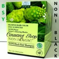 BSY NONI MAGIC Bsy Noni Black Hair Magic Shampo Original 20 sachet