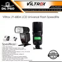 Viltrox JY-680A LCD Universal Flash Speedlite - Flash JY680A