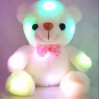 Boneka beruang dengan LED bercahaya