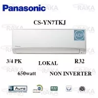 AC SPLIT PANASONIC 3/4 PK 3/4PK R32 LOKAL NON INVERTER - YN7TKJ