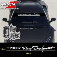 sticker stiker mobil timor racing development kaca
