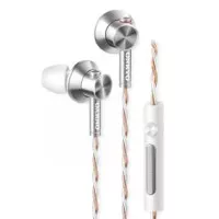 Onkyo Hi-Resolution In-Ear Earphone with Mic - E700M - White
