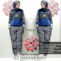 chm Set Mariana blouse celana setelan pakaian wanita