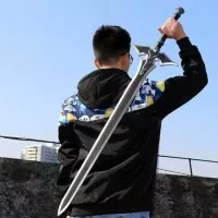 Pedang cosplay Anime Kirito Black Sword SAO SWORD ART ONLINE