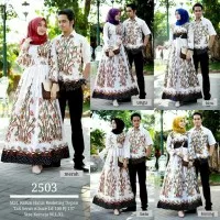 baju Batik Couple sarimbit Fashion gamis bambu putih baju lebaran