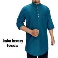 NEW Baju Koko Pakis Luxury Tosca L XL Busana Muslim Pria Terkini
