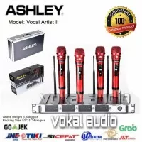 Mic wireless ASHLEY VOCAL ARTIS II . ORIGINAL ( RED )