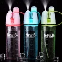 Botol Minum New B Sport Spray Water Bottle 600 ML Botol Minum Semprot