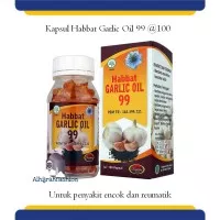 Kapsul Habbat Garlic Oil 99 @100 Kharisma Food Herbal Kolesterol