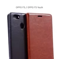 OPPO F5 Flip Cover Wallet Leather Case Classic Style 1255