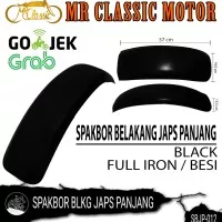 Spakbor / Slebor Belakang Custom Variasi Japs Panjang Hitam