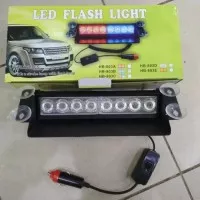 Lampu Strobo Dashboard Mobil - LED Strobo Tempel Kaca