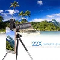 Lensa HP Telescope Telephoto Lens 22X Zoom Monocular Mobile Phone
