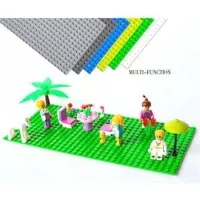 Alas Lego Baseplate Brick Papan LEGO 16 x 32 Dots Biru