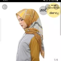 Jilbab Deenay Mustard Rose Promo