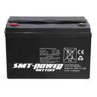 Battery SMT- POWER / Battery Deep Cycle / Baterai Aki Kering 12V 100Ah