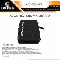 TAS GOPRO HERO WATERPROOF - CASE MEDIUM GOPRO - XIAOMI YI,BRICA,SJCAM