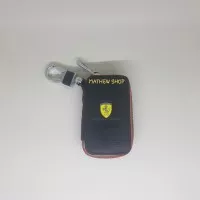 Dompet Stnk Kulit Ferrari / Gantungan Kunci Stnk / Dompet Kunci Mobil