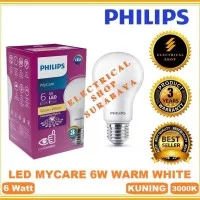 PHILIPS LAMPU LED BULB MYCARE 6W 6 WATT KUNING PENGGANTI 6.5W GARANSI