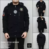 Jaket parka steel pria / jaket parka sensor