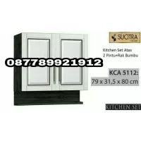 Kitchen set atas/Lemari gantung 2 pintu rak bumbu Sucitra KCA 5112