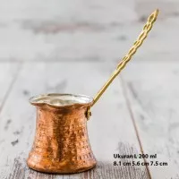 Cezve ibrik ukuran L turkish coffee copper tembaga kopi turki