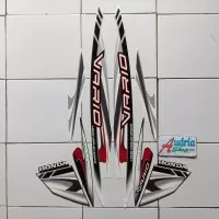 Striping Stiker Motor Honda Vario 110 Cw 2009 Putih