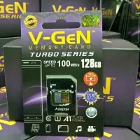 V-Gen Micro SD Vgen 128GB Class 10 TURBO SERIES Micro SD HC Class10