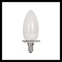 Lampu Candle LED 3W fitting E14 Hias 3 w watt bohlam lilin gantung HQ