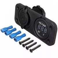 Charger Motor NMAX Dual USB Port dengan Voltmeter Waterproof