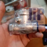 cek / check valve 1/2" inch ss 304 / ceck valve 3 lubang stainlees