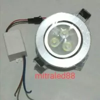 Led Downlight 3w/3watt 3mata SMD Lampu spotlight