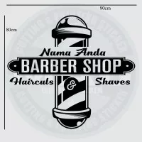 CUTTING STICKER BARBERSHOP - CUTTING STIKER BARBER SHOP - BISA CUSTOM