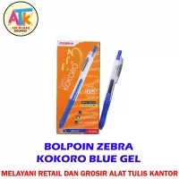 Bolpoin Zebra Kokoro Blue Gel