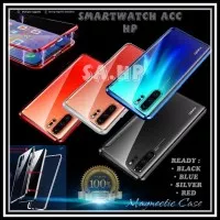 SAMSUNG GALAXY J4 PLUS PRIME LUXURY MAGNETIC CASE TEMPERED GLASS BACK