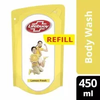 Lifebuoy Sabun Lemon Fresh Refil 450ML | Sabun Mandi Cair Lifebuoy