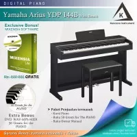 Yamaha Arius YDP144 + Kursi / YDP 144 Piano Digital - Black