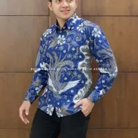 murai Dongker kemeja batik pria solo premium harga ekonomis