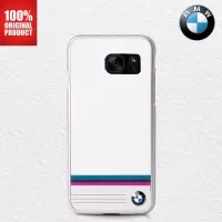 BMW - Multi Stripe Aluminium Plate Case Samsung Galaxy S7 Edge - White